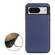 Google Pixel 8 Lambskin Texture Genuine Leather Phone Case - Blue