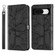 Google Pixel 8 Life Tree Embossing Pattern Flip Leather Phone Case - Black