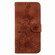 Google Pixel 8 Lily Embossed Leather Phone Case - Brown