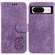 Google Pixel 8 Little Tiger Embossed Leather Phone Case - Purple