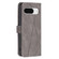 Google Pixel 8 Magnetic Buckle Rhombus Texture Leather Phone Case - Grey
