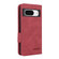 Google Pixel 8 Magnetic Clasp Leather Phone Case - Red