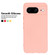 Google Pixel 8 Pure Color Liquid Silicone Shockproof Phone Case - Pink