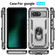 Google Pixel 8 Shockproof TPU + PC Phone Case with Holder - Silver Google Pixel 8 Shockproof TPU + PC Phone Case with Holder - Silver