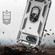 Google Pixel 8 Shockproof TPU + PC Phone Case with Holder - Silver Google Pixel 8 Shockproof TPU + PC Phone Case with Holder - Silver