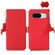 Google Pixel 8 Side-Magnetic TJ Genuine Leather RFID Phone Case - Red