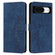 Google Pixel 8 Skin Feel Heart Pattern Leather Phone Case - Blue