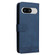Google Pixel 8 Skin Feel Life Tree Metal Button Leather Phone Case - Blue