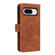 Google Pixel 8 Skin Feel Magnetic Flip Leather Phone Case - Brown