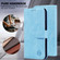 Google Pixel 8 Skin Feeling Oil Leather Texture PU + TPU Phone Case - Light Blue