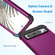 Google Pixel 8 Pro 3 in 1 Shockproof PC + Silicone Phone Case - Dark Purple+Black