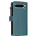 Google Pixel 8 Pro 9 Card Slots Zipper Wallet Leather Flip Phone Case - Green