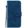 Google Pixel 8 Pro Butterfly Rose Embossed Leather Phone Case - Blue