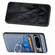 Google Pixel 8 Pro Carbon Fiber Card Wallet Ring Holder Phone Case - Blue