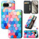 Google Pixel 8 Pro CaseNeo Colorful Magnetic RFID Anti-theft Leather Phone Case - Color Square