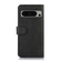 Google Pixel 8 Pro Cow Texture Flip Leather Phone Case - Black