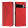 Google Pixel 8 Pro Diamond Pattern Skin Feel Magnetic Leather Phone Case - Red