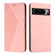 Google Pixel 8 Pro Diamond Pattern Skin Feel Magnetic Leather Phone Case - Rose Gold