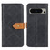 Google Pixel 8 Pro European Floral Embossed Copper Buckle Leather Phone Case - Black