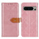 Google Pixel 8 Pro European Floral Embossed Copper Buckle Leather Phone Case - Pink