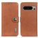 Google Pixel 8 Pro KHAZNEH Cowhide Texture Horizontal Flip Leather Phone Case - Brown