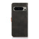 Google Pixel 8 Pro KHAZNEH Dual-color Cowhide Texture Flip Leather Phone Case - Black