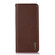 Google Pixel 8 Pro KHAZNEH Nappa Top Layer Cowhide Leather Phone Case - Brown