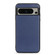 Google Pixel 8 Pro Lambskin Texture Genuine Leather Phone Case - Blue