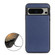 Google Pixel 8 Pro Lambskin Texture Genuine Leather Phone Case - Blue