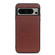 Google Pixel 8 Pro Lambskin Texture Genuine Leather Phone Case - Brown