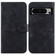 Google Pixel 8 Pro Lily Embossed Leather Phone Case - Black