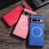 Google Pixel 8 Pro Magsafe Magnetic Ring Cloth Texture Phone Case - Pink