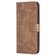 Google Pixel 8 Pro Plaid Embossed Leather Phone Case - Brown Google Pixel 8 Pro Plaid Embossed Leather Phone Case - Brown