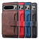 Google Pixel 8 Pro Skin Feel Dream RFID Anti-theft PU Card Bag Phone Case - Coffee