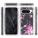 Google Pixel 8 Pro Transparent Painted Phone Case - Pink Flower