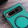 Google Pixel Fold Cloth Texture PU MagSafe Magnetic Phone Case - Green