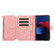 Google Pixel Fold Dream 9-Card Wallet Zipper Bag Leather Phone Case - Pink