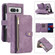 Google Pixel Fold Dream 9-Card Wallet Zipper Bag Leather Phone Case - Purple