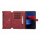 Google Pixel Fold Dream 9-Card Wallet Zipper Bag Leather Phone Case - Red