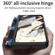 Google Pixel Fold GKK Integrated Fold Hinge Full Coverage Phone Case with Card Bag - Black