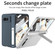 Google Pixel Fold GKK Integrated Fold Hinge Full Coverage Phone Case with Holder - White
