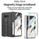 Google Pixel Fold GKK Integrated Fold Hinge Full Coverage Phone Case with Wrist Strap - Black