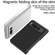 Google Pixel Fold GKK Integrated Fold Hinge Leather Phone Case with Holder - Carbon Fibre Black