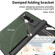 Google Pixel Fold GKK Integrated Frosted Fold Hinge Leather Phone Case with Holder - Green