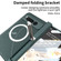 Google Pixel Fold GKK Integrated Magsafe Fold Hinge Full Coverage Leather Phone Case with Holder - Black