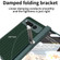 Google Pixel Fold GKK Integrated Woven Folding Hinge Leather Phone Case with Holder - Green