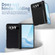 Google Pixel Fold Integrated Electroplating PC Folding Phone Case - Black