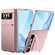 Google Pixel Fold Integrated Electroplating PC Folding Phone Case - Pink