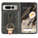 Google Pixel Fold Wristband Leather Back Phone Case - Green