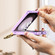 Samsung Galaxy Z Flip5 GKK Ultra-thin Z Ring Holder PC Phone Case - Purple